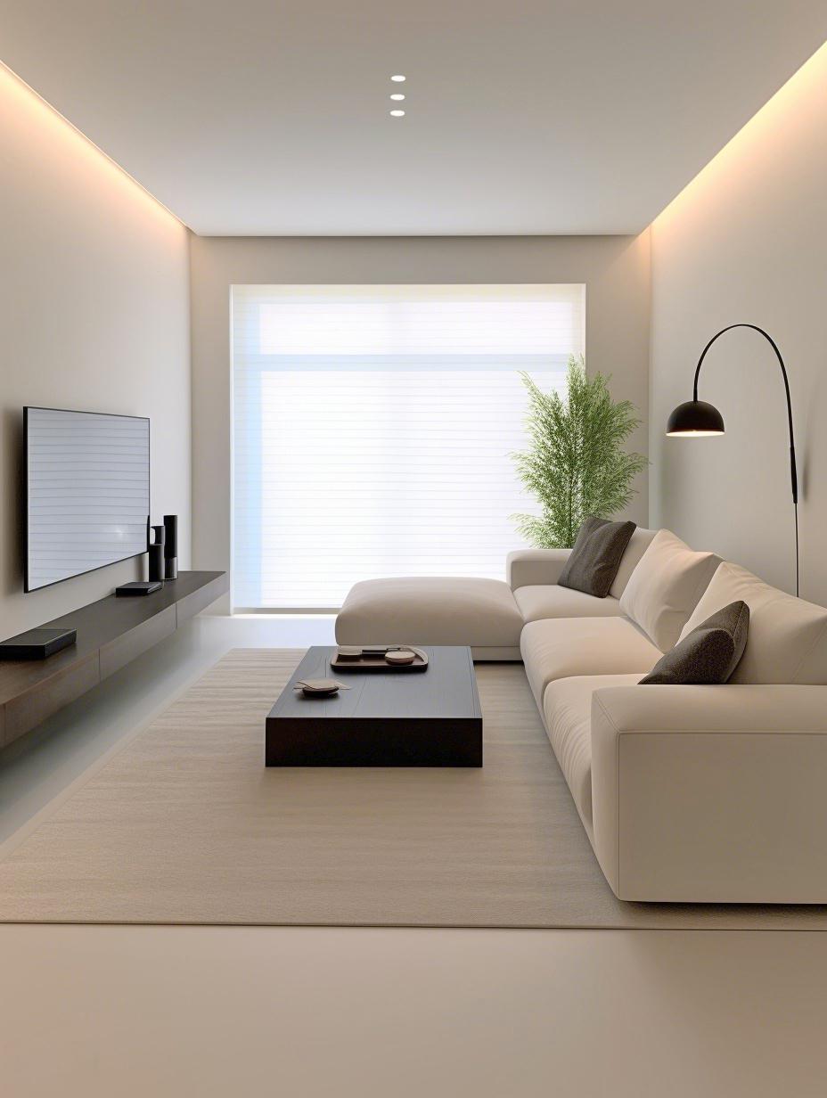 客厅实拍拒绝全屋定制风格房屋装修全屋定制住房装修极简风客厅全屋