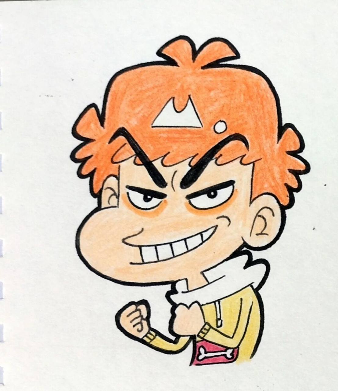 阿衰简笔画绘画