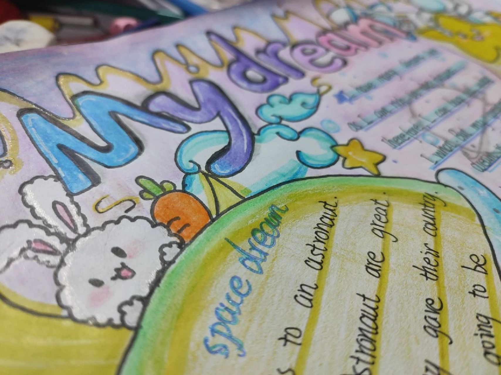 英语手抄报95 我的梦想——航天梦 英语手抄报,我的梦想——航天梦