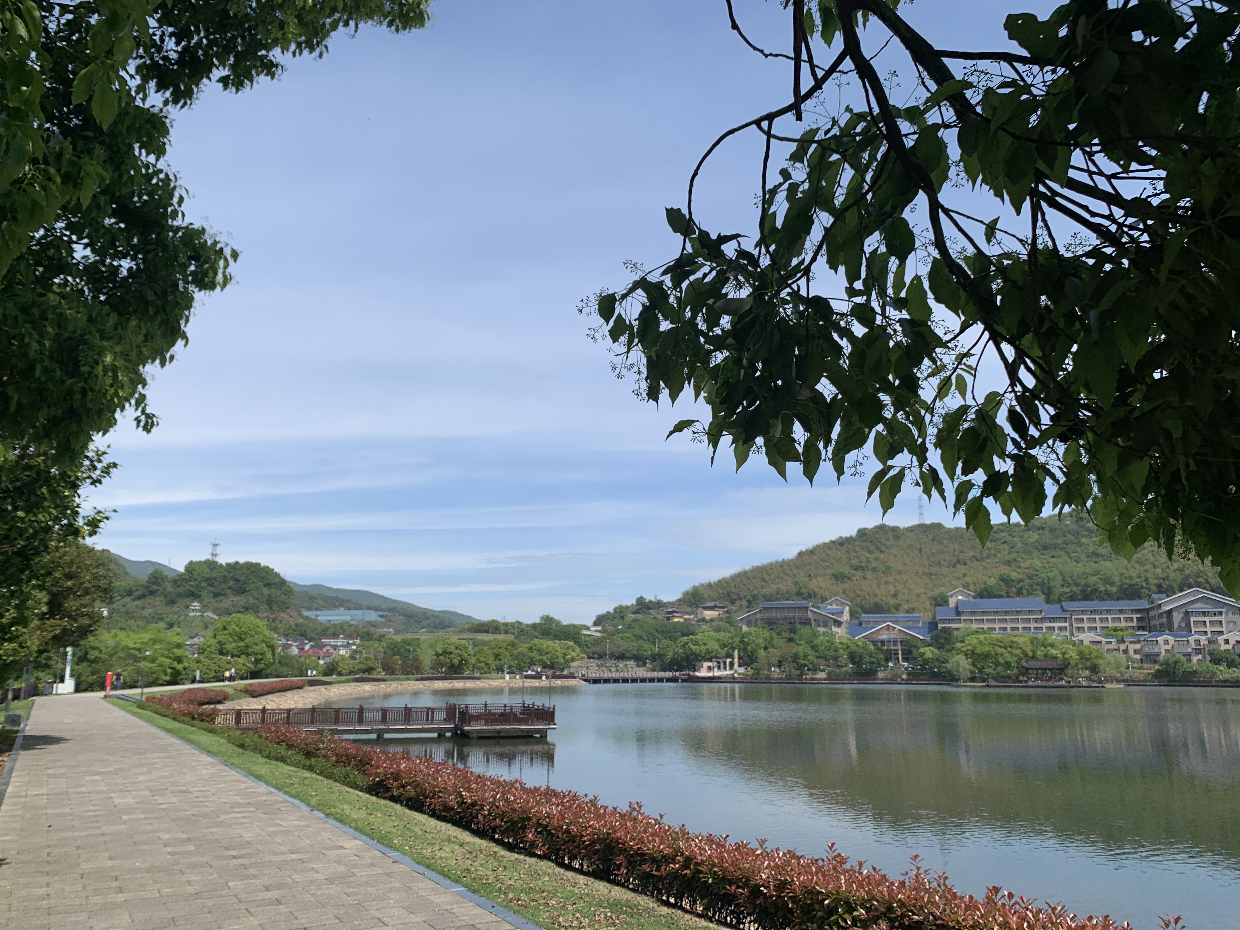 春末夏初的东谷湖风景