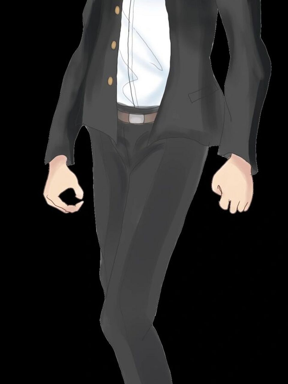 摸了个病娇模拟器自设 我承认我的审美一言难尽,能画这个立绘也是我好