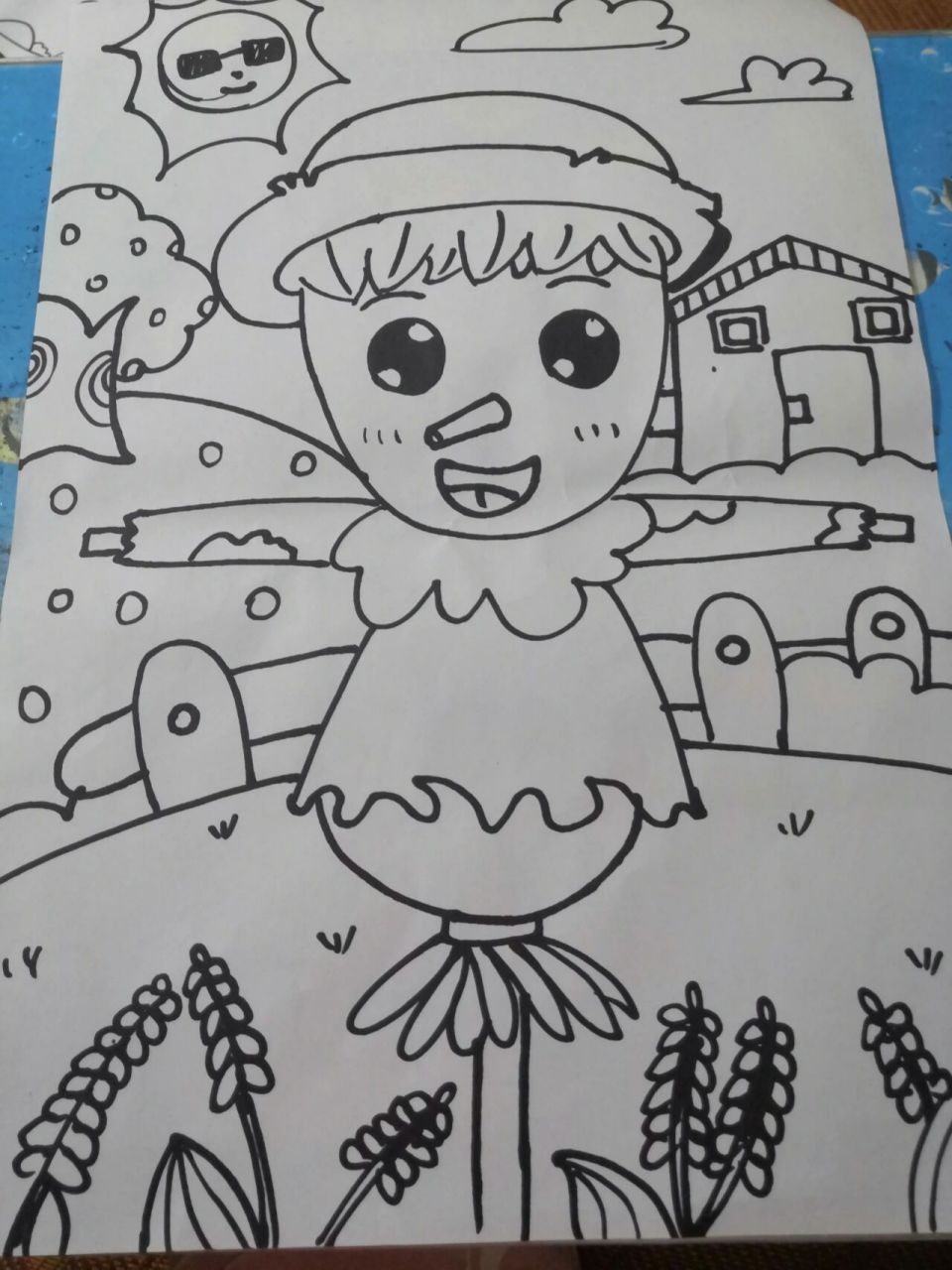 彩色的秋天 主题画 简笔画 幼教考编面试主题画分享