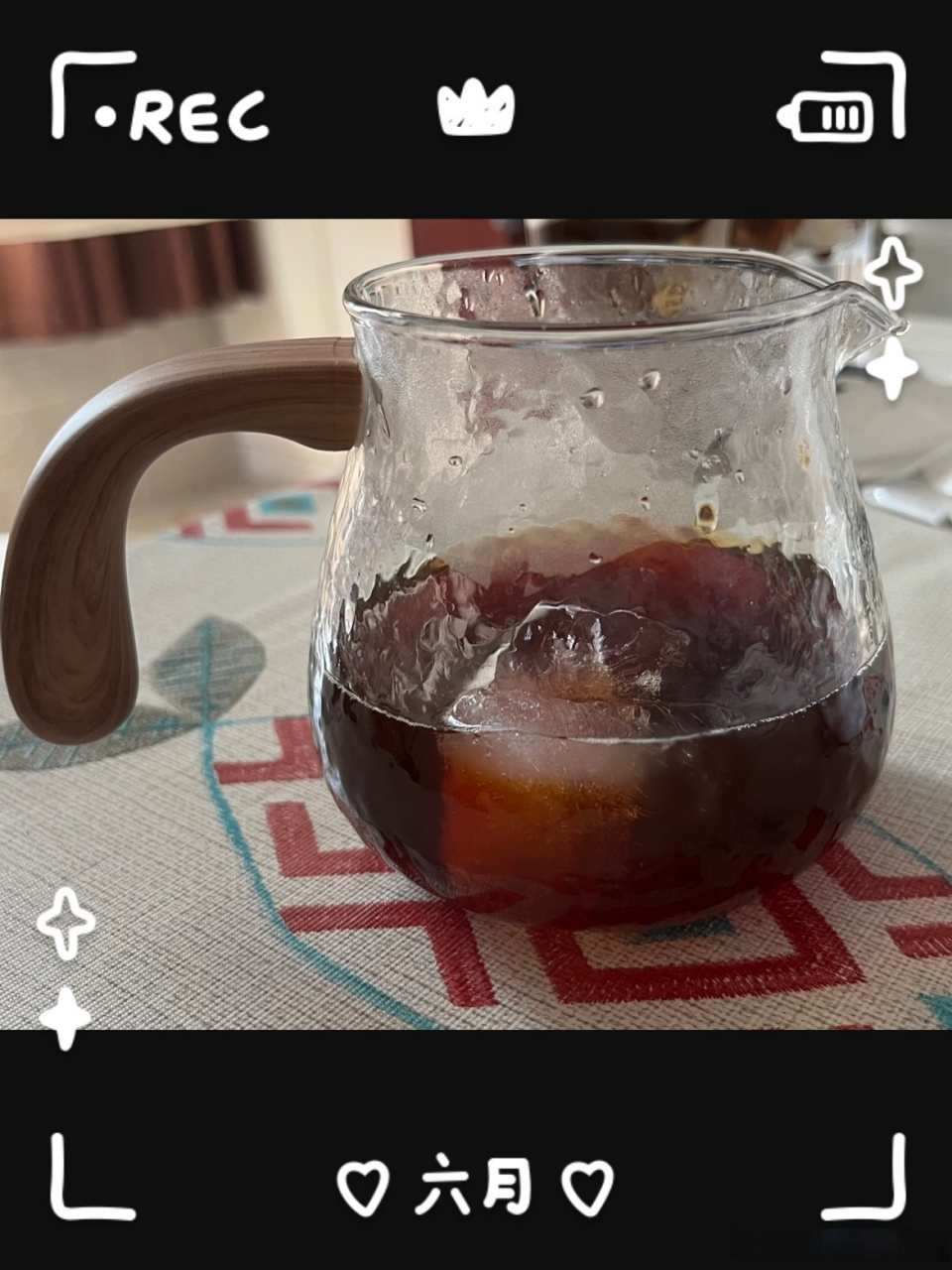 cv瀚墨# 炎炎夏日,来杯冰咖啡~干杯!