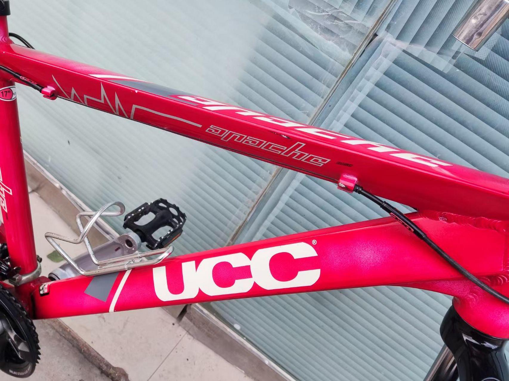 二手环球ucc阿帕奇高配置24速变档山地车