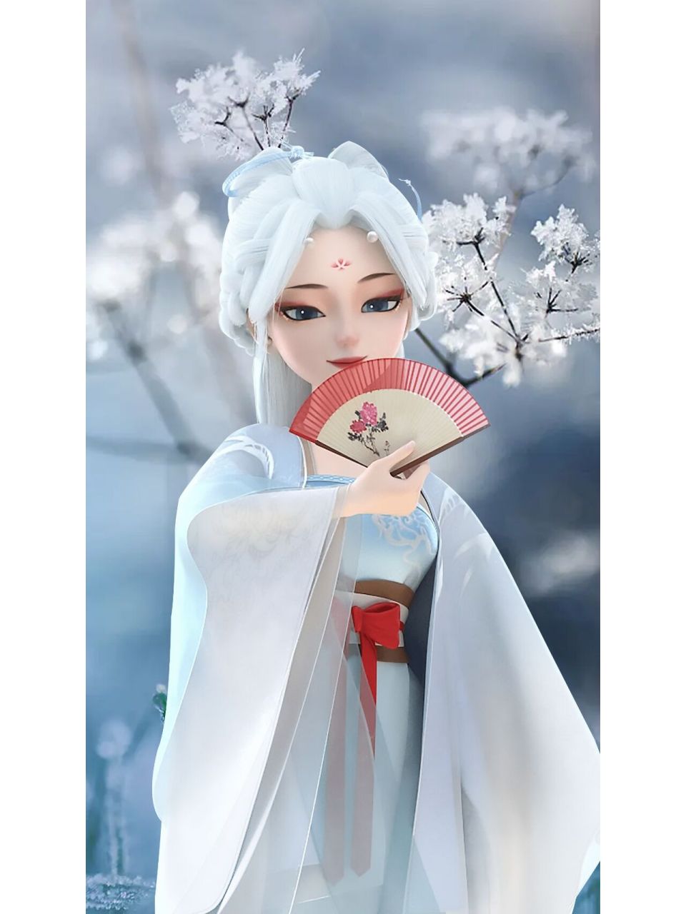 龙女辰辰高清壁纸|国漫女神|辰辰唯美风景照  百年难回头 往事如烟走