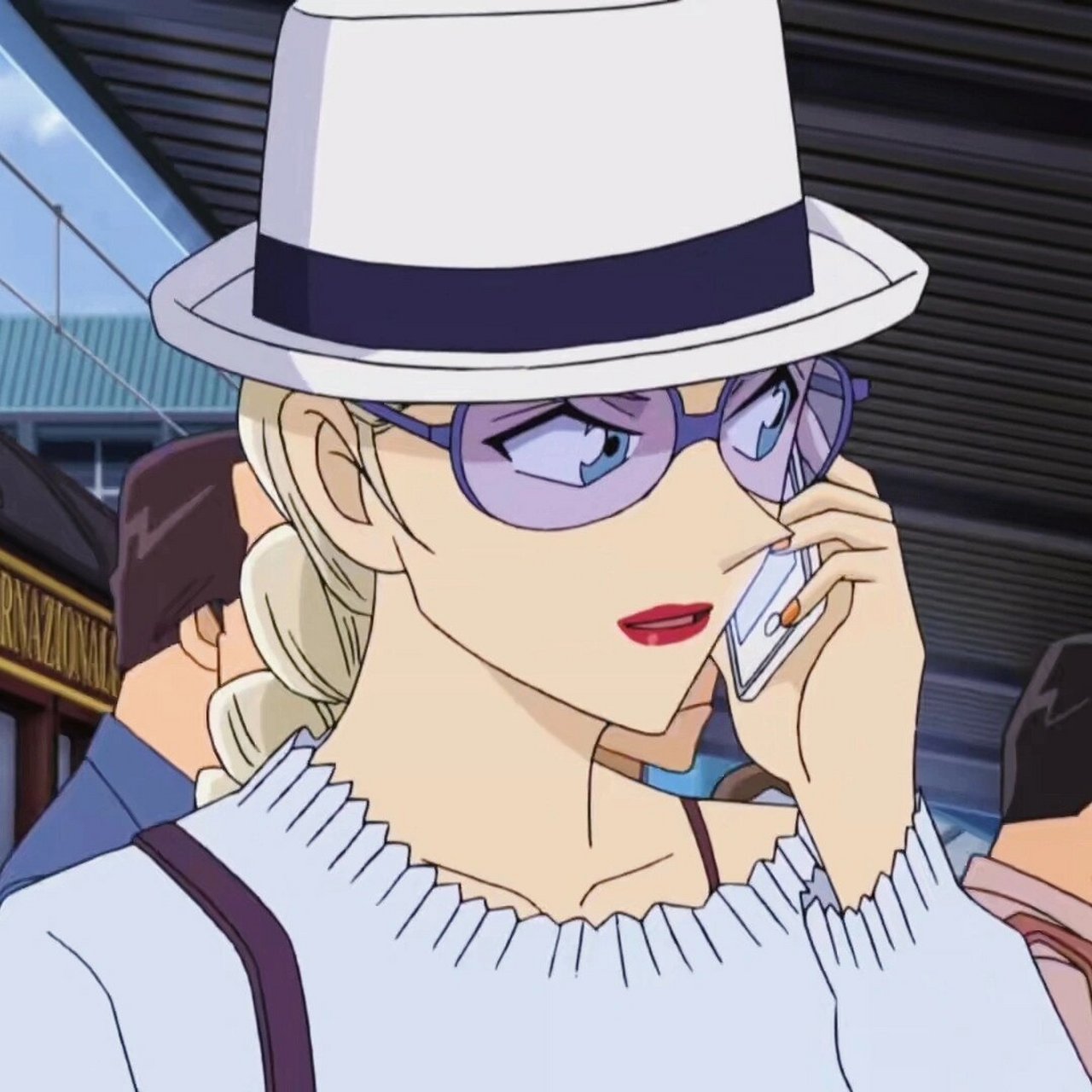 名柯︱贝尔摩德90 92截自动漫《名侦探柯南》 78她是真的好看呀