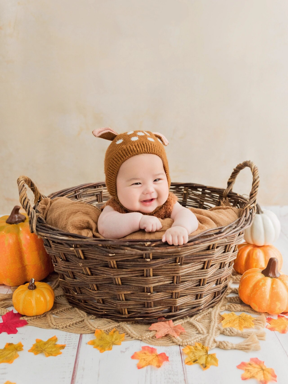 小宝贝超爱笑 表情萌萌哒 武汉宝宝百天照 爱笑的天使 武汉儿童摄影