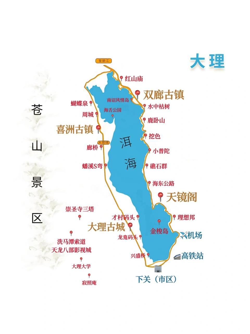 大理| 蕞强01环洱海路线,风花雪月全有75 如果