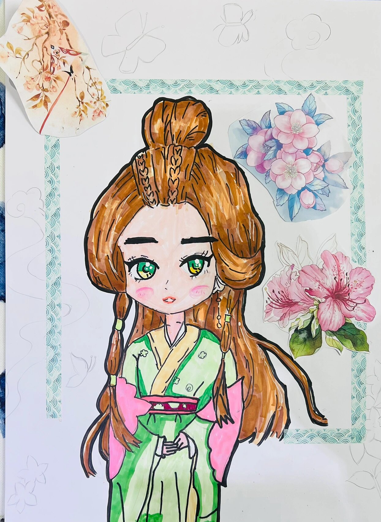 创意美术动漫漫画人物手绘作品