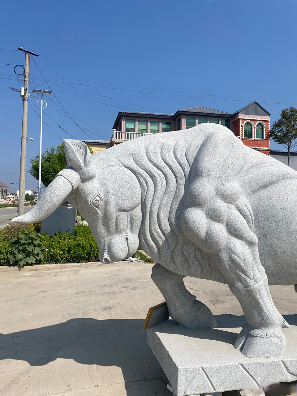 花岗岩石雕大象动物雕塑酒店别墅公司招财石象平安纳福摆件一对#石雕