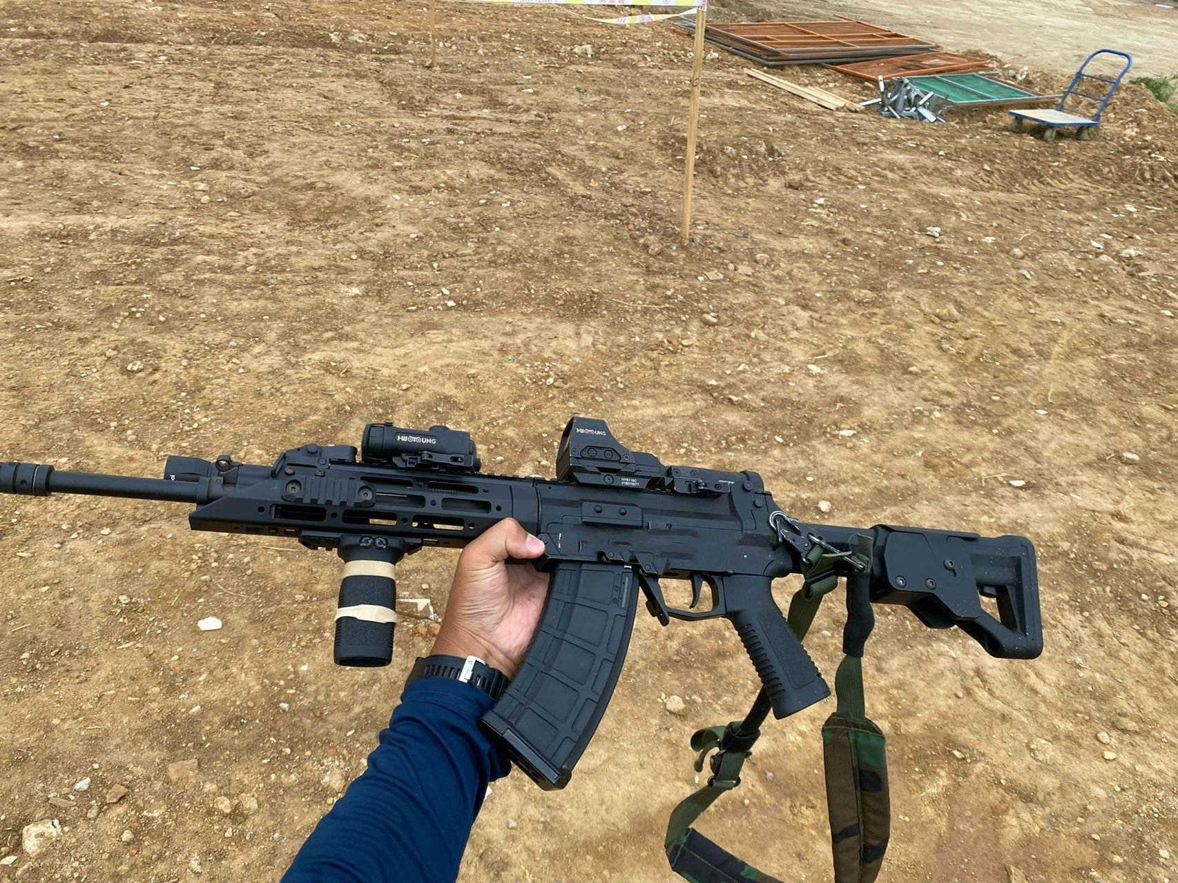 非常罕见的改进型191新式步枪 我们为了某国际比赛专门在原枪基础上