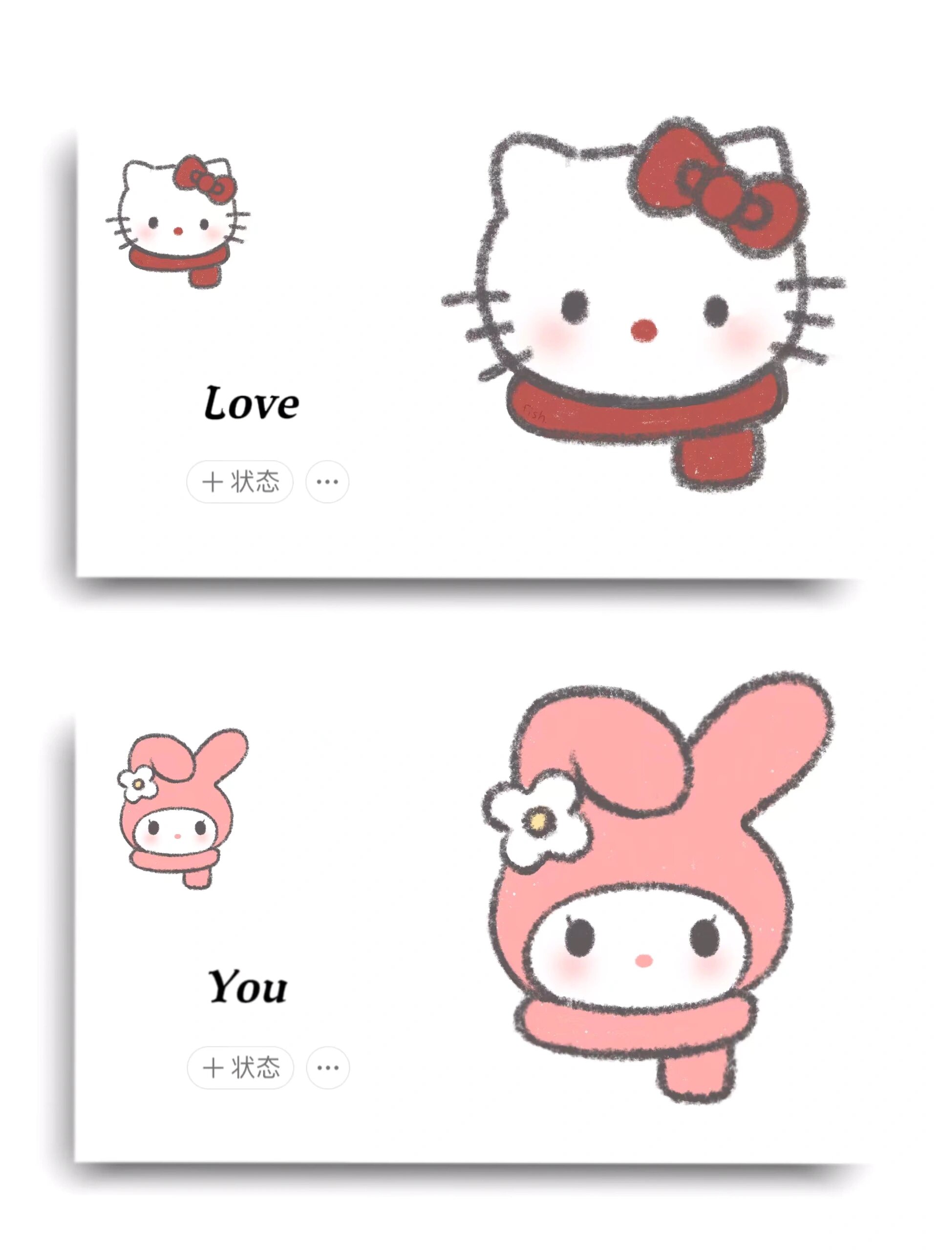 闺蜜头像|kitty&美乐蒂