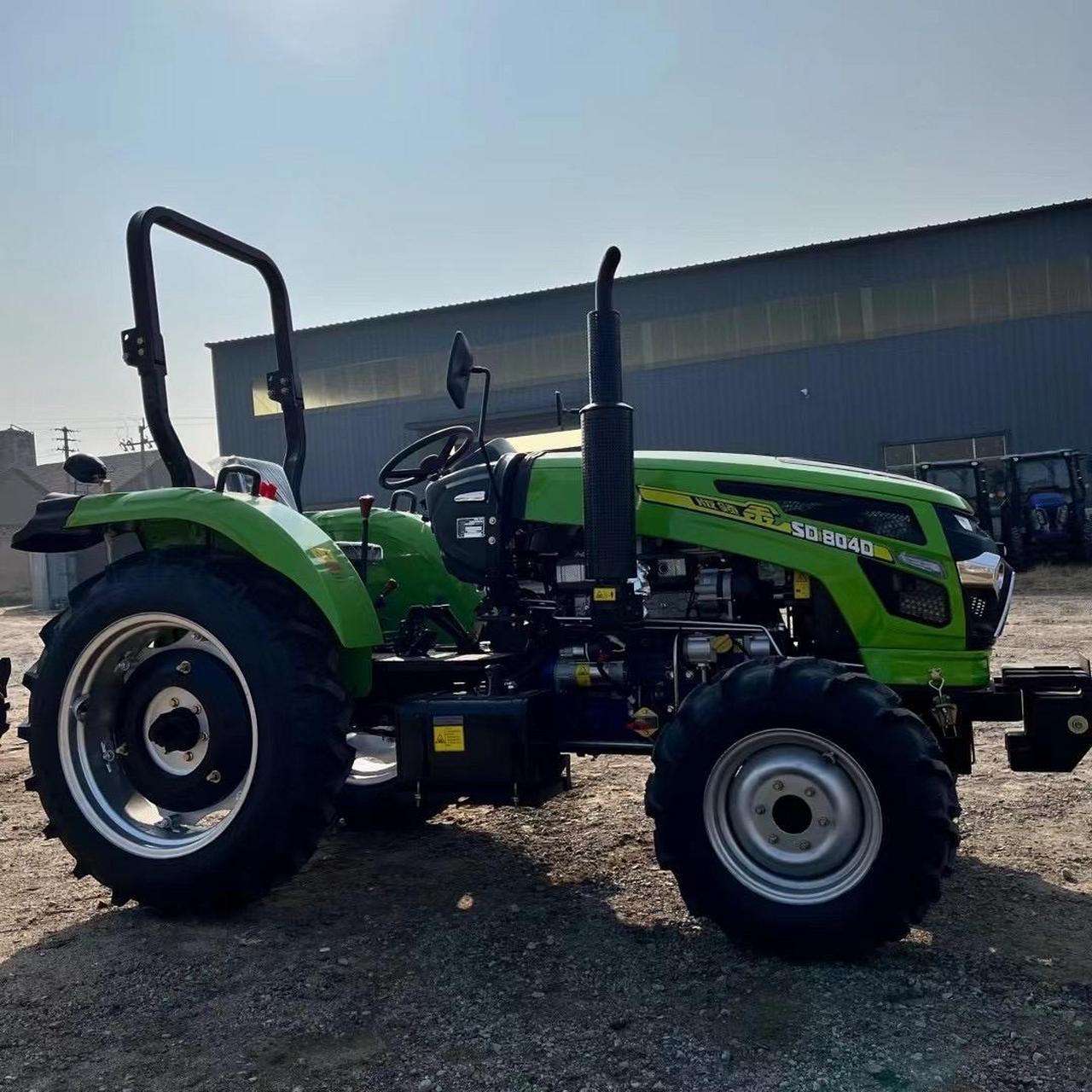 全新车,萨丁804拖拉机,配备昆明云内四缸发动机,前后配重,液压助力