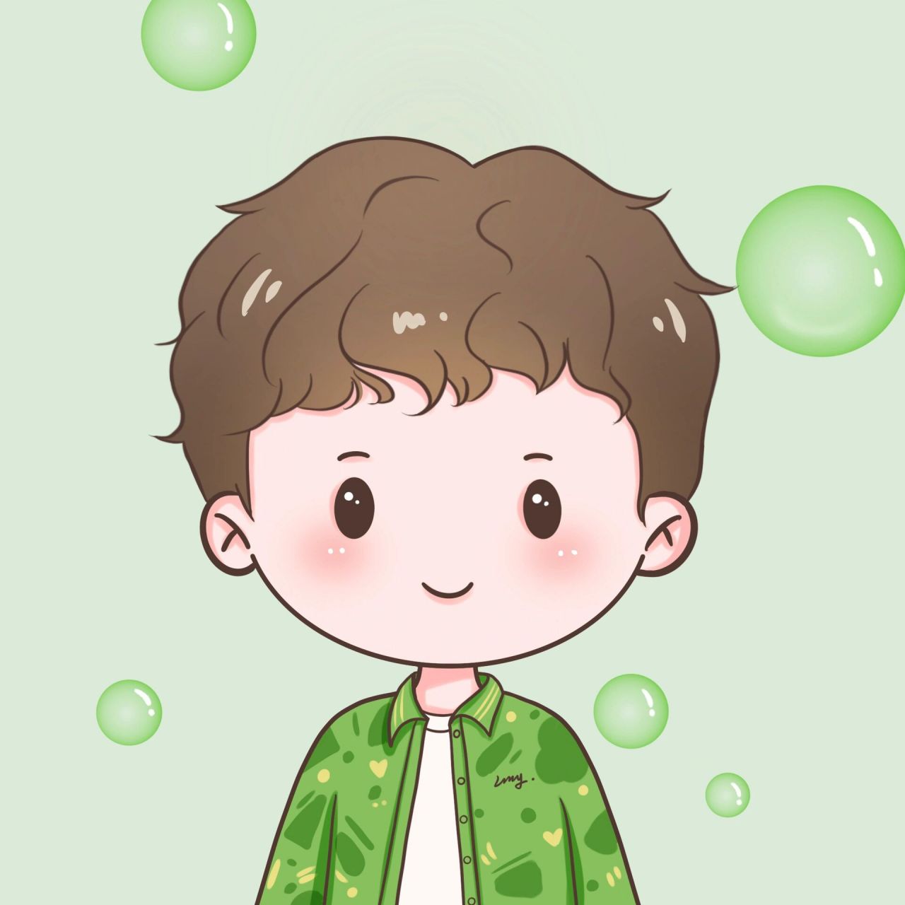男生可爱卡通小头像/夏天的颜色 这是男生版,先发一个,还有女生版哦