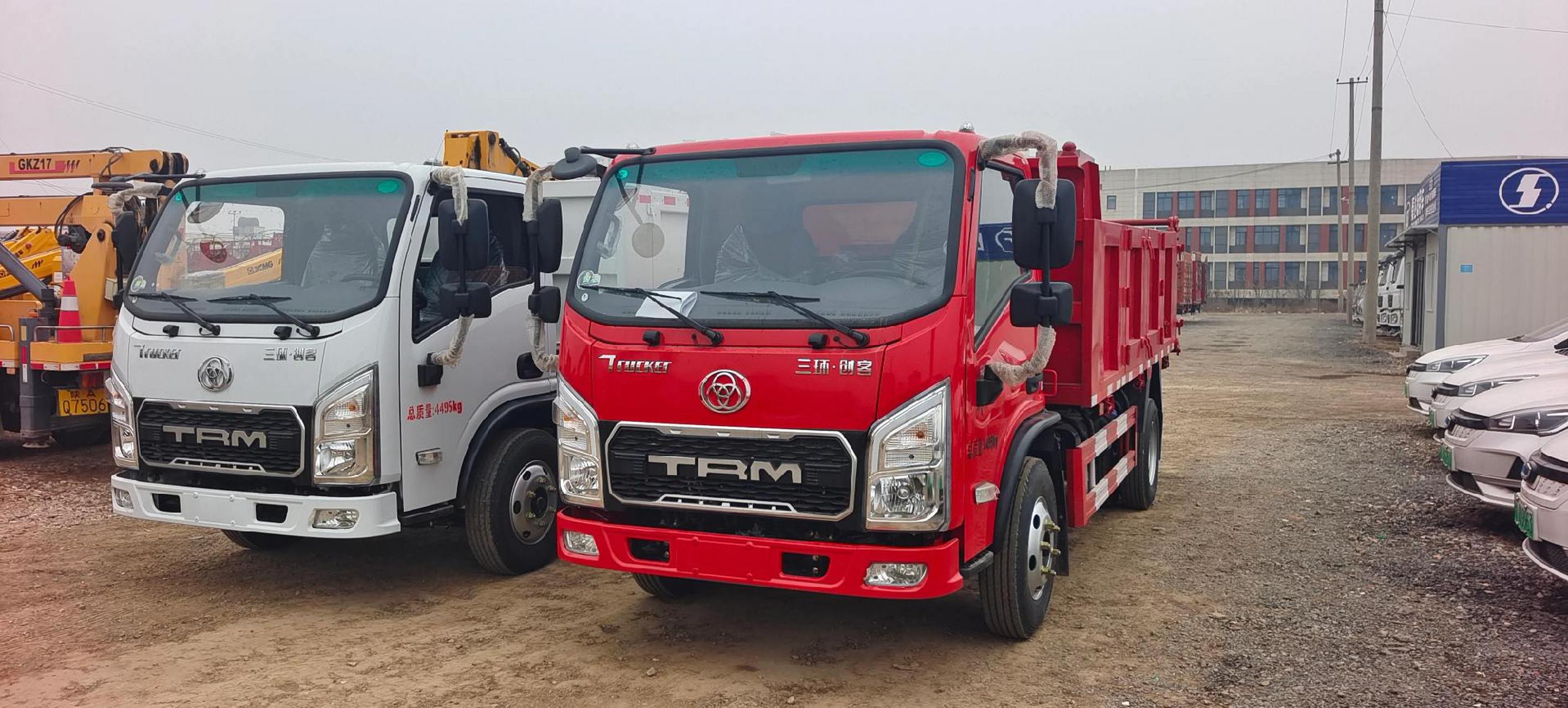 三环汽车,蓝牌自卸车,车厢3米5,3米8