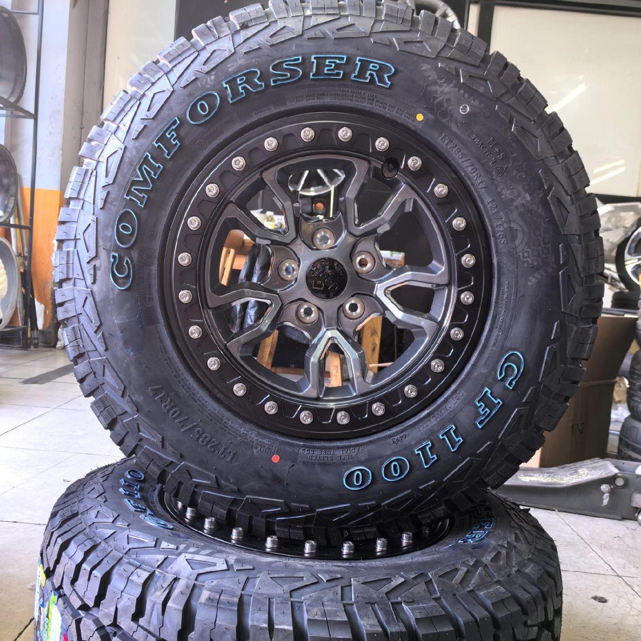 吉普牧马人4xe升级392锻造防脱轮毂.轮毂5×127孔距 17×8.