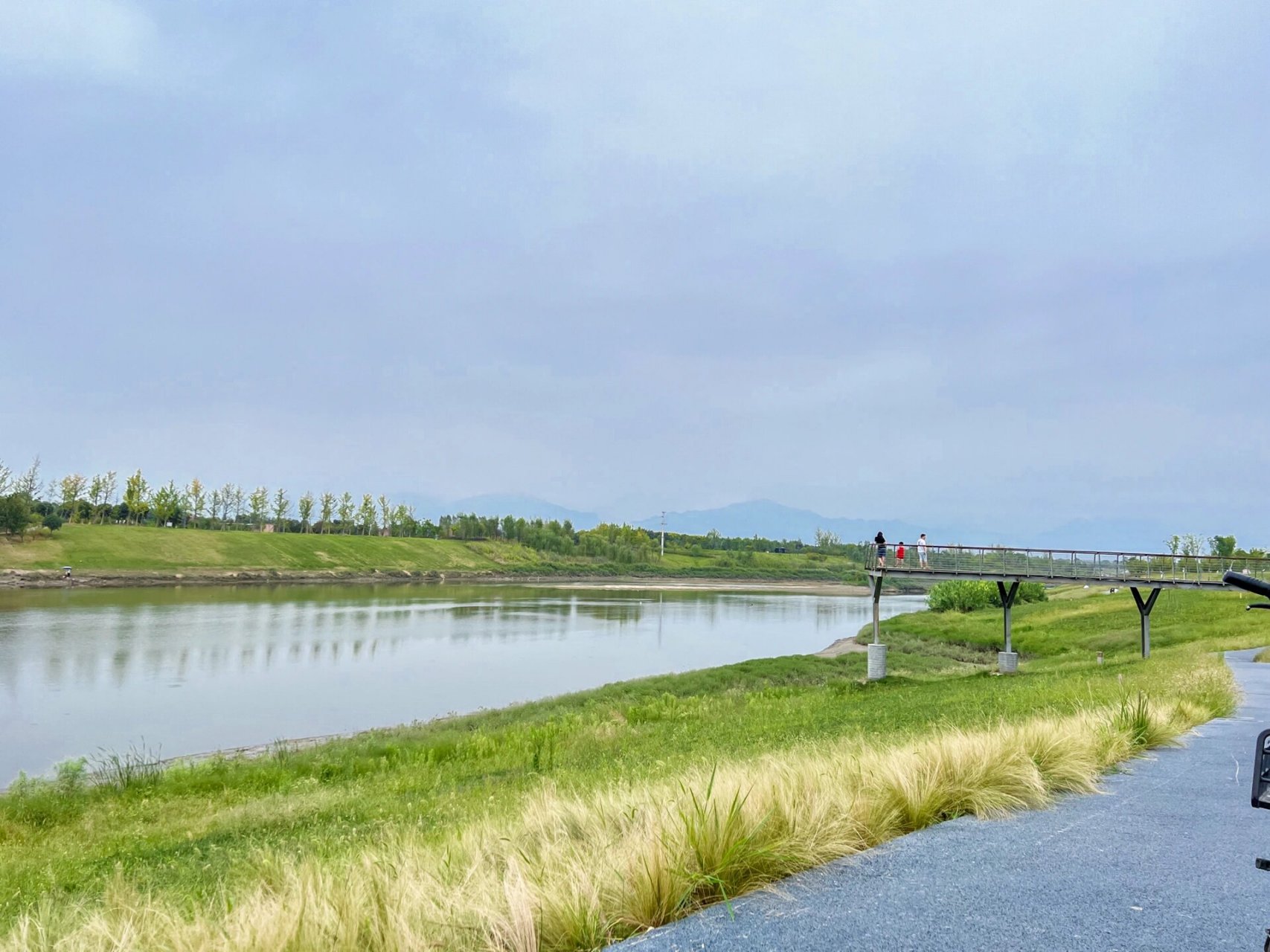 西安,沣河梁家滩湿地公园!