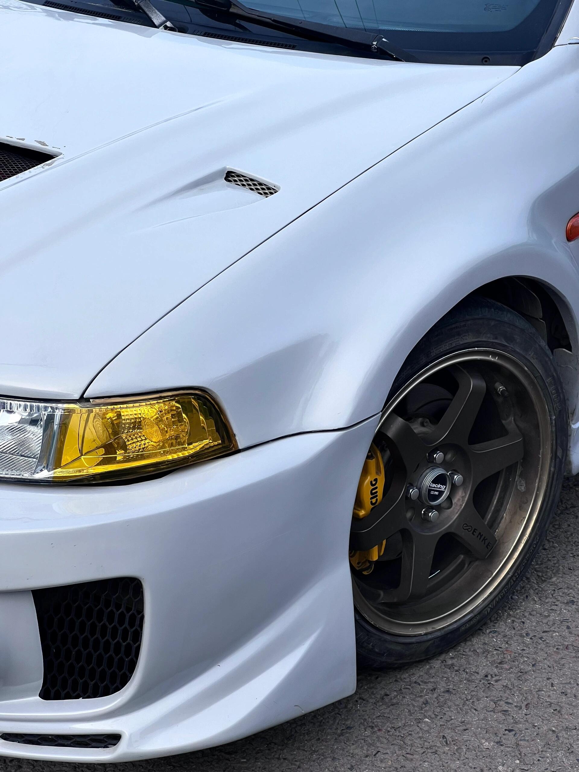 涡轮菱帅改evo5宽体!