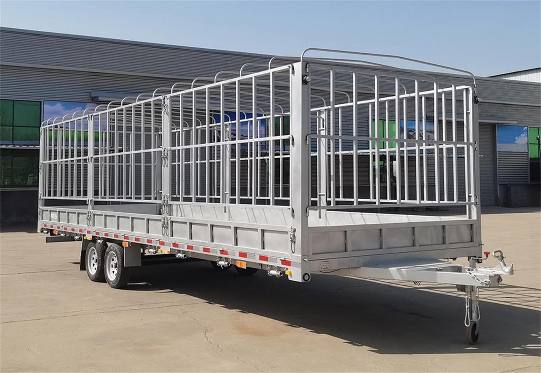 可以牵引的中置轴挂车可选高栏可选平板