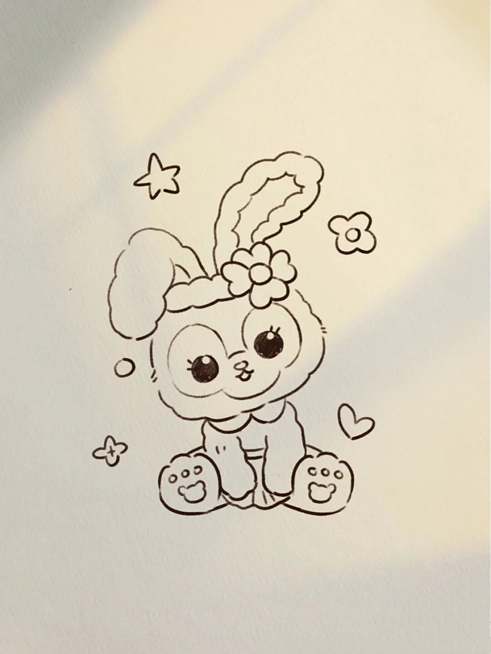 星黛露简笔画教程,大家快来看看吧!