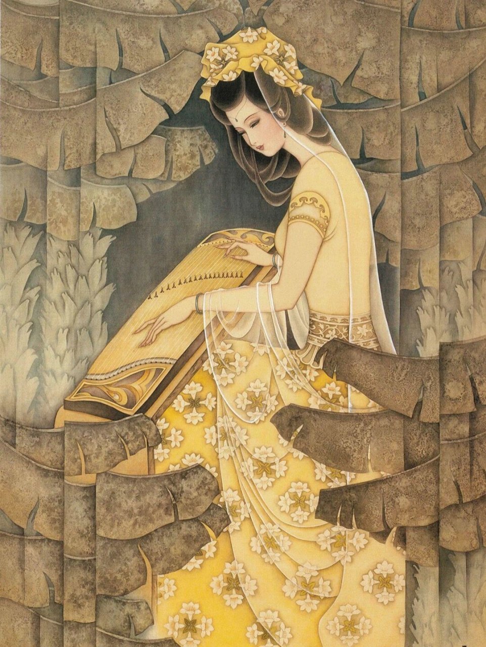 她是懂中国女神的,韩德珠大师作品 韩德珠,美女画家,辽宁人,科班出身