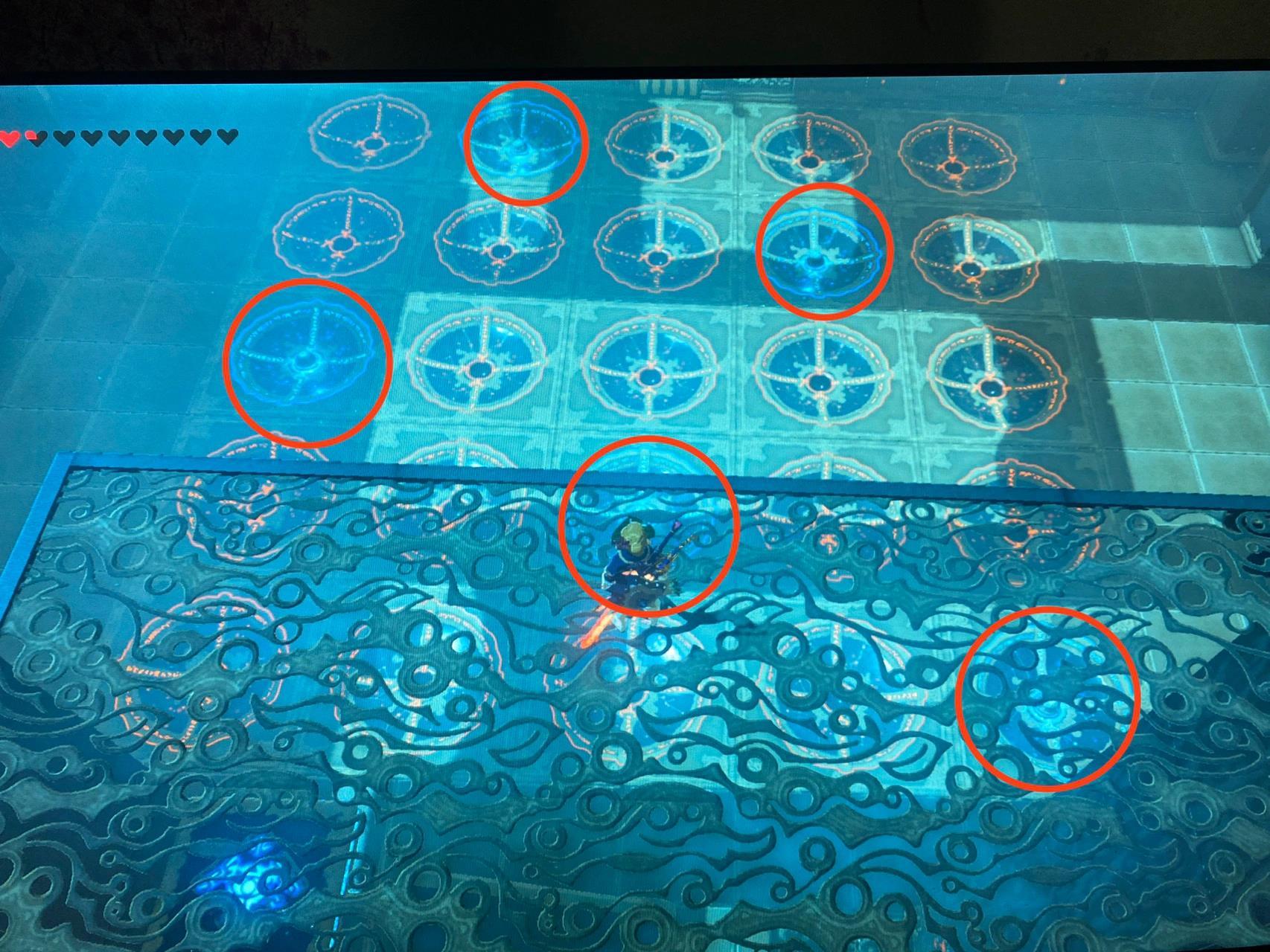 希贝·尼罗神庙就按图2放 就是两个神庙的球阵互换的意思  双子山有点