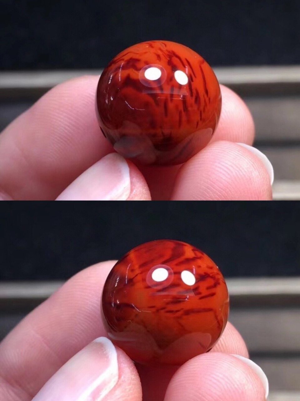 亮不亮眼05九口南红火焰纹单珠 缺配珠的宝子看过来了9399 73