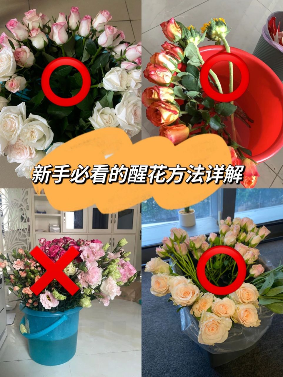 601594醒花步骤95～～～ 16615收到花后先检查下鲜