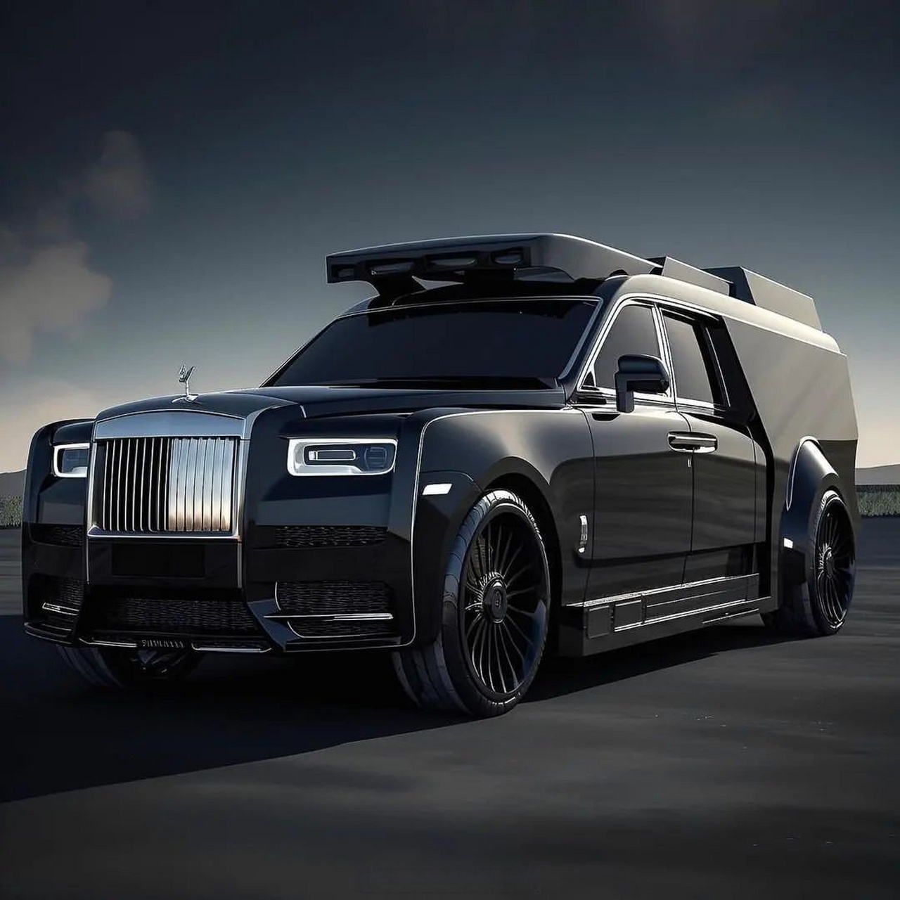 劳斯莱斯库里南# 房车遐想图
