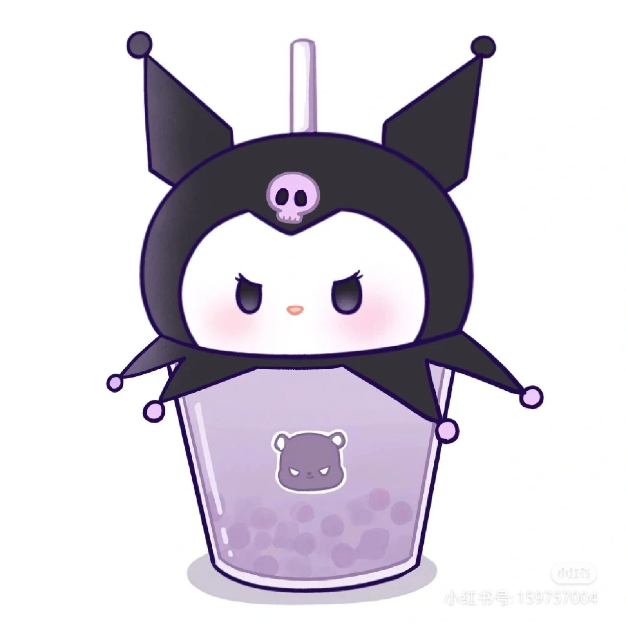 三丽鸥奶茶可爱简笔画    可爱简笔画奶茶