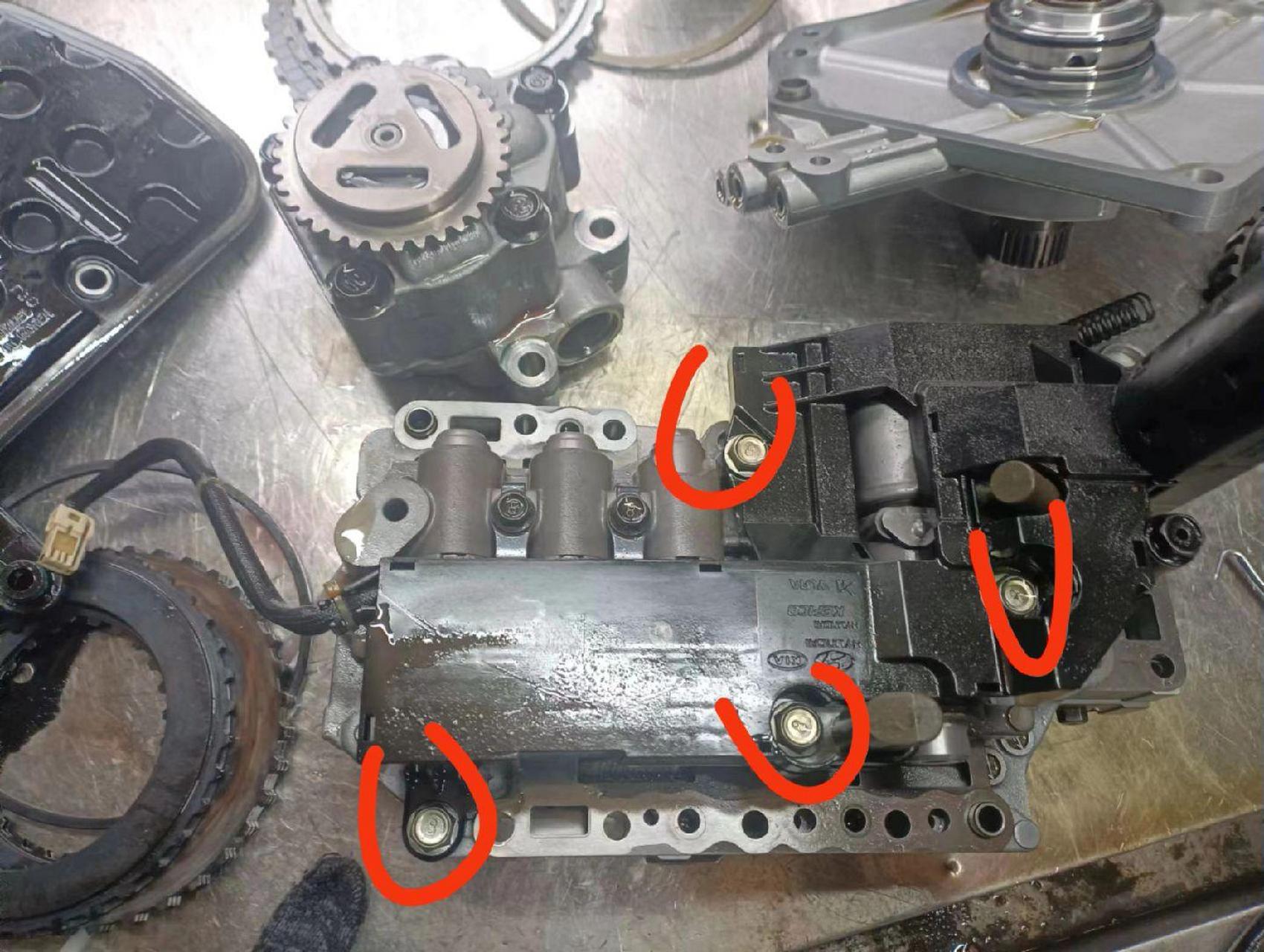 20款现代伊兰特领动cvt变速箱,cogf1,此款变速箱除了处理内部问题