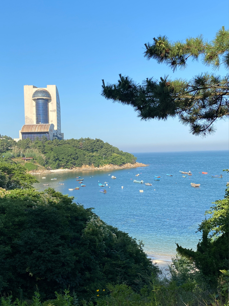 威海·海源公园7415小众沙滩9215 一眼望去蓝绿色的海水98