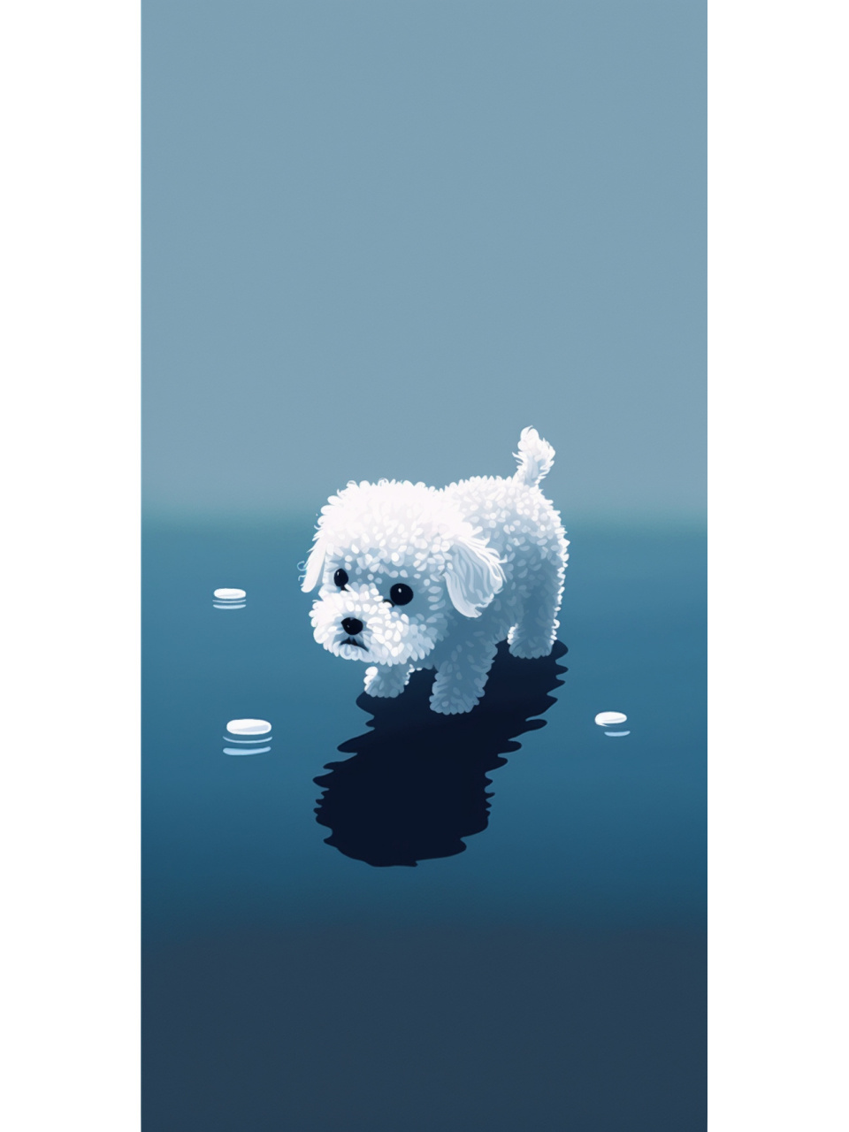 小比熊手机壁纸|送给大家,喜欢的可以来拿