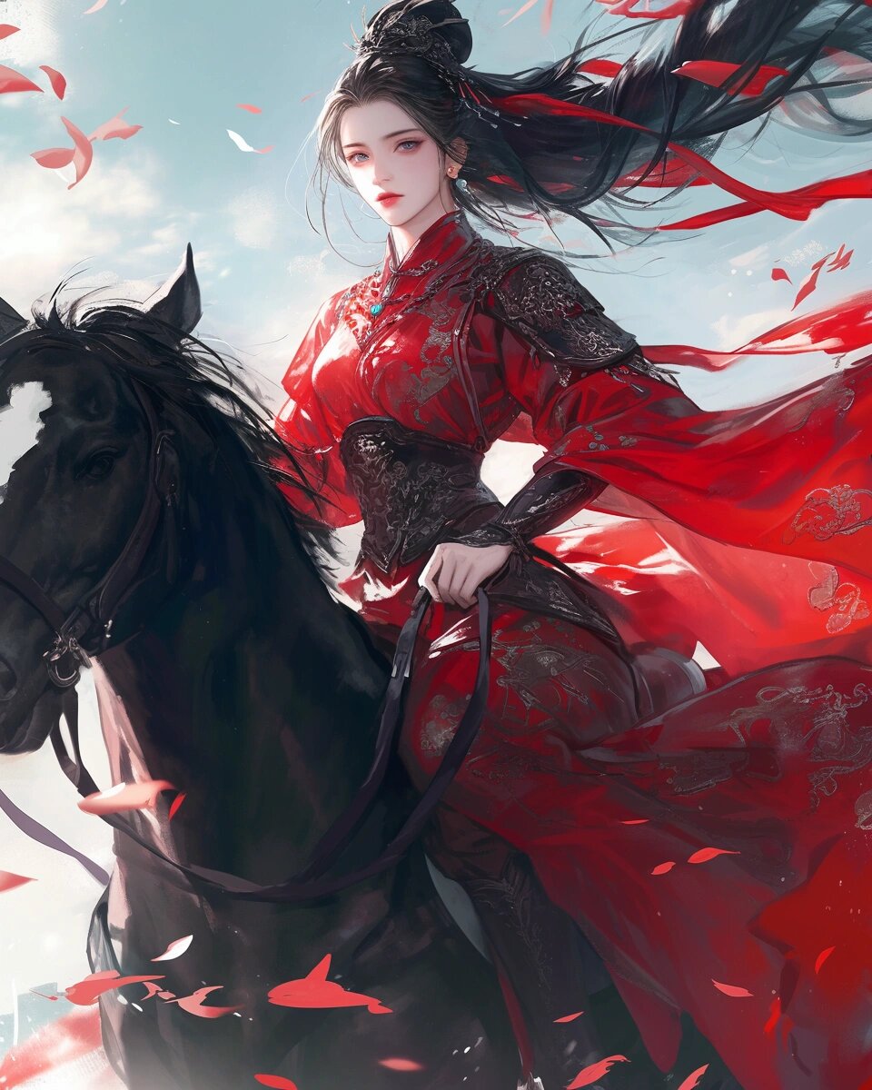 古风商用|为国浴血奋战的绝美女将军