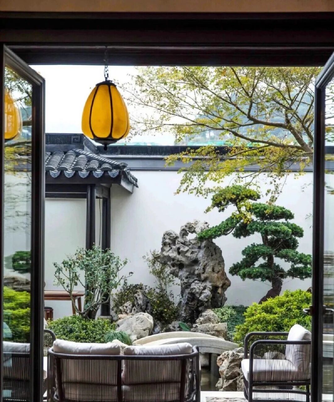 900平苏式园林庭院设计,梦幻般的美!