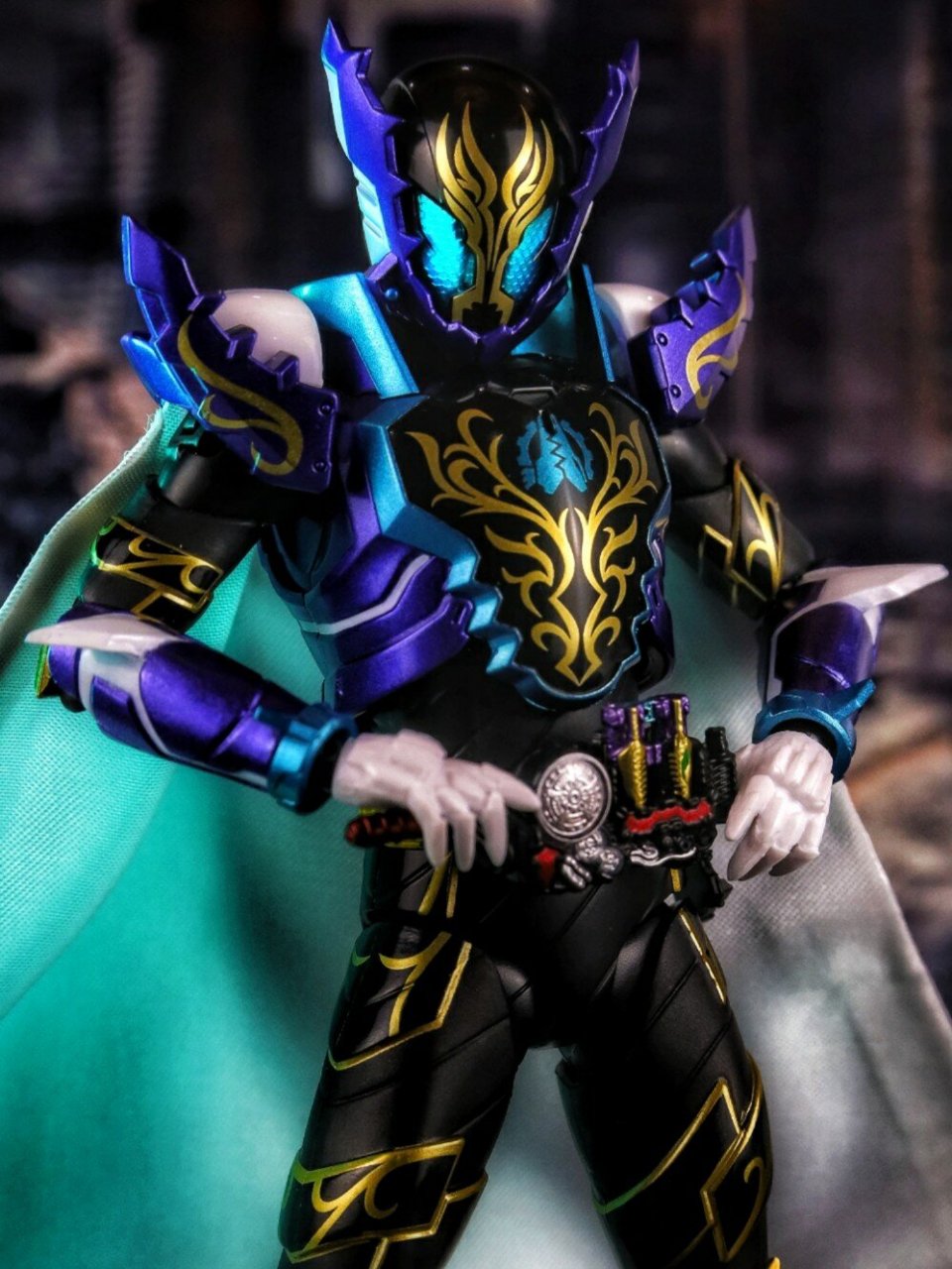 shf 假面骑士prime rogue 鳄霸 将披风换成了可动布 渣拍