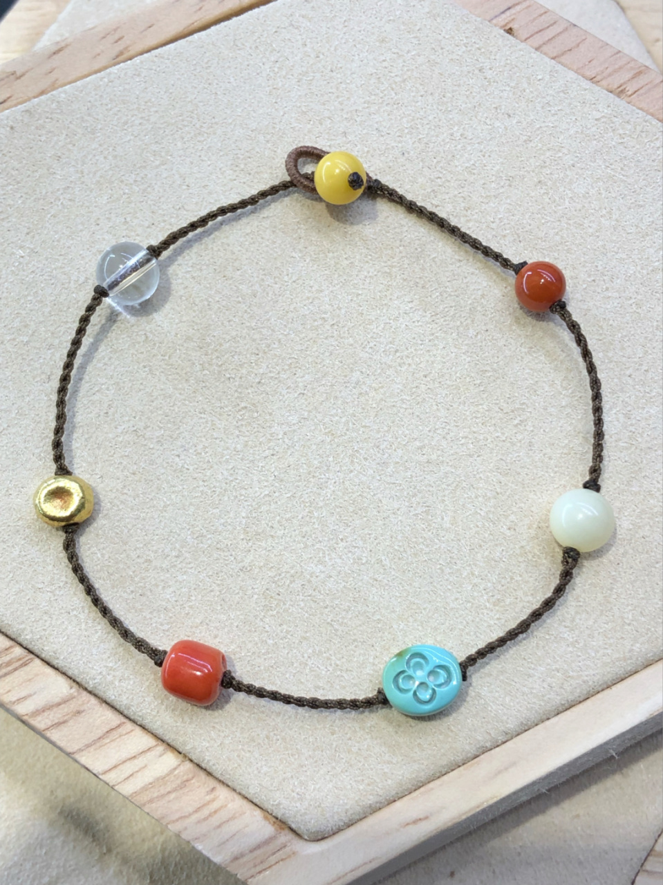 此七宝手链第一款灵感,望有缘之人善待,愿七宝为有缘之人解忧!