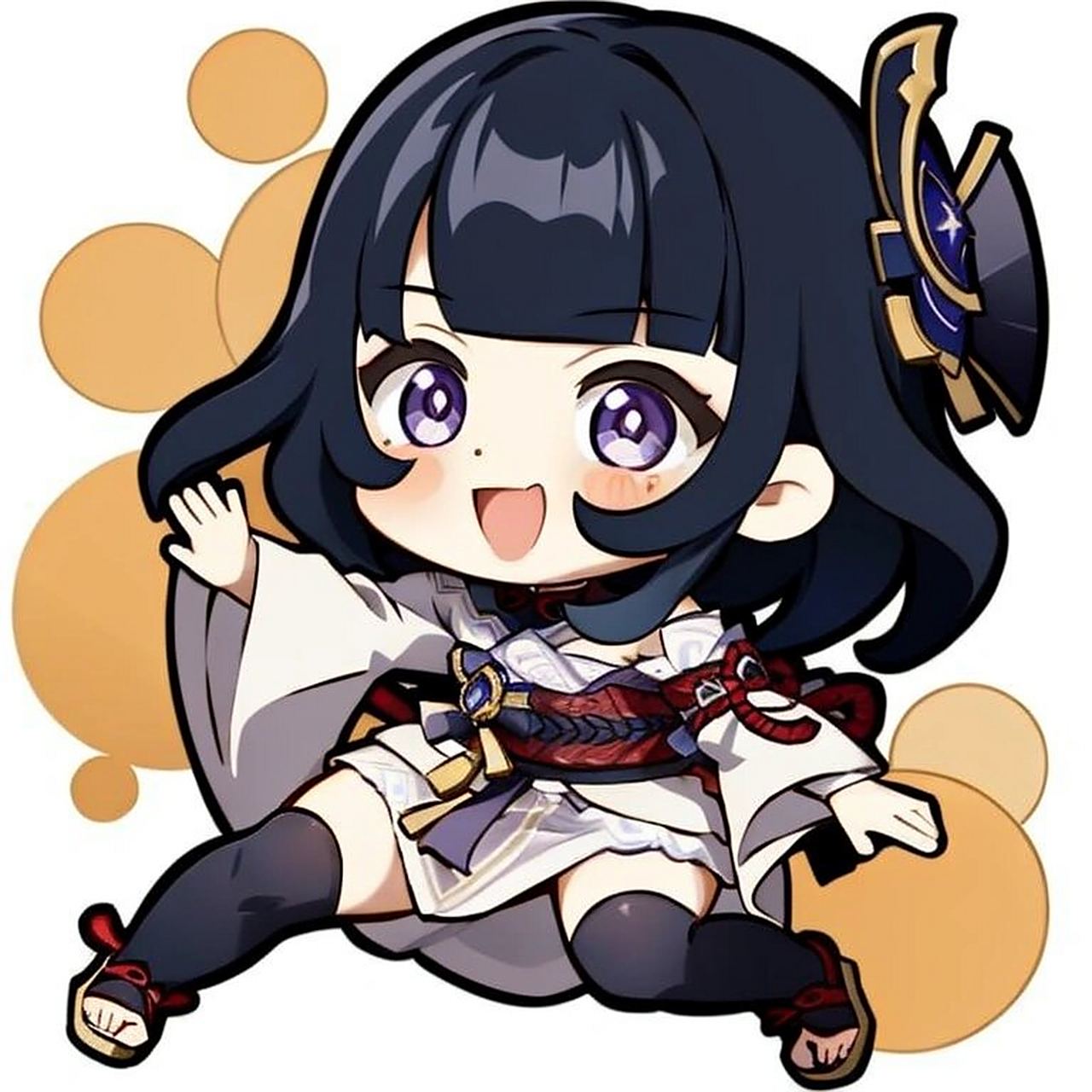 原神q版头像35:雷电将军 #雷电将军# #原神雷电将军# #我是雷电将军的