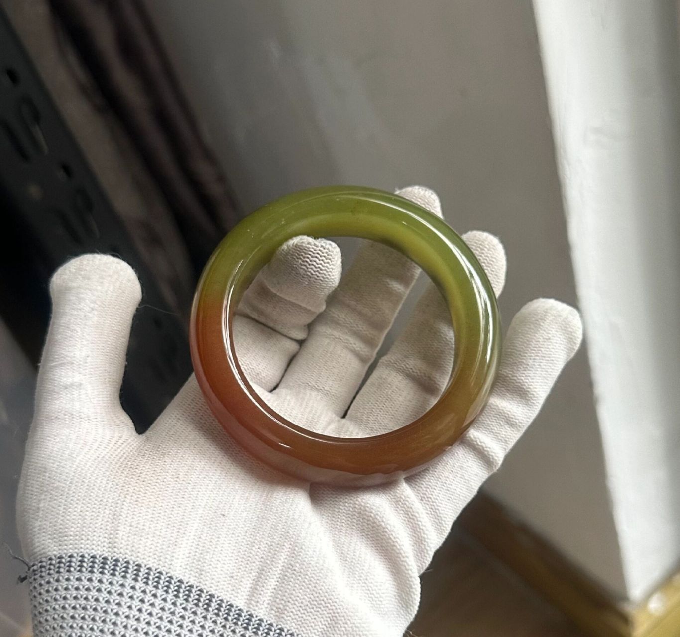 岫玉 辽阳红 辽阳红绿半壁