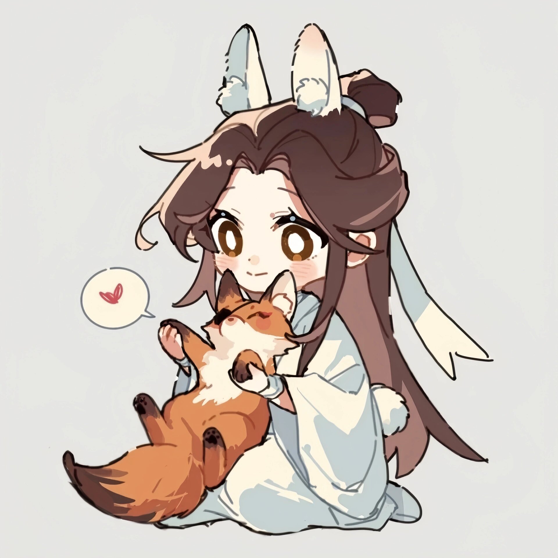 超可爱花怜情侣头像