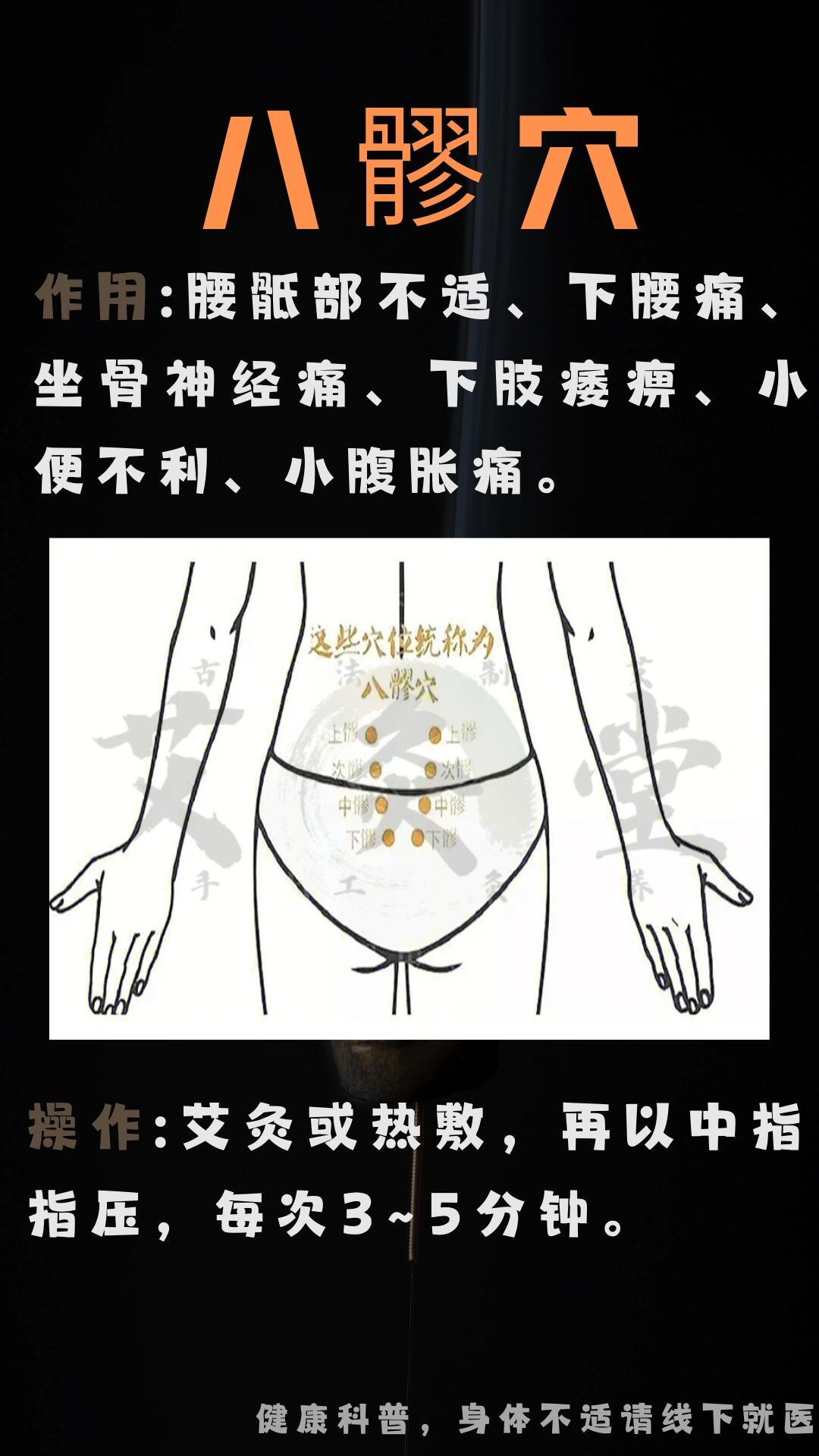 腰椎间盘突出怎么艾灸? 学会艾灸这几处,帮你调节腰间盘突出