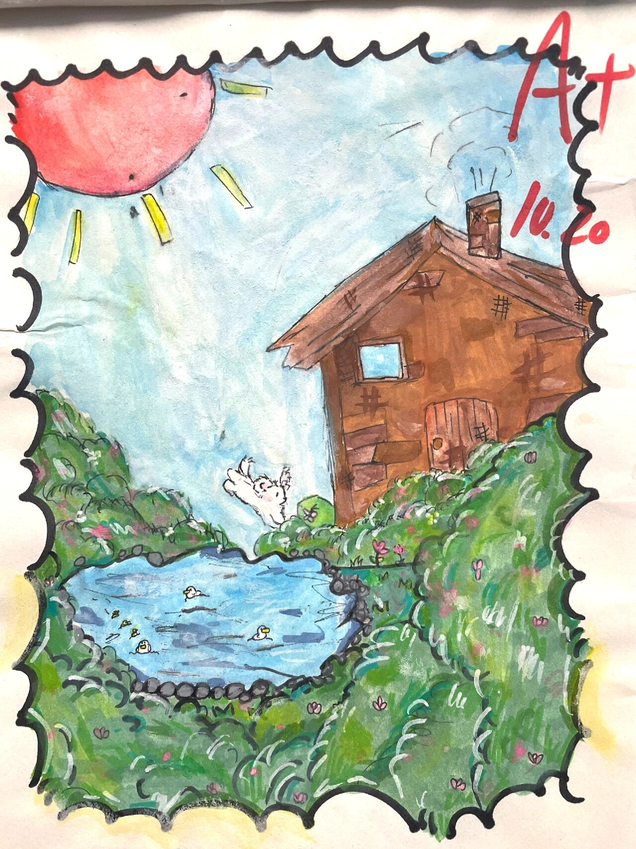 《色彩的色相》学生作品展示(一) 色彩的色相作业展示