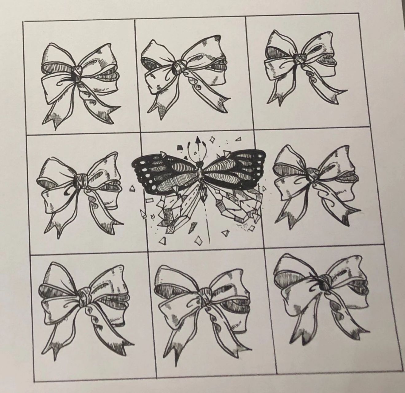 被平面构成老师赞爆的作品 平面构成之规律构成 0基础绘画选手的临摹