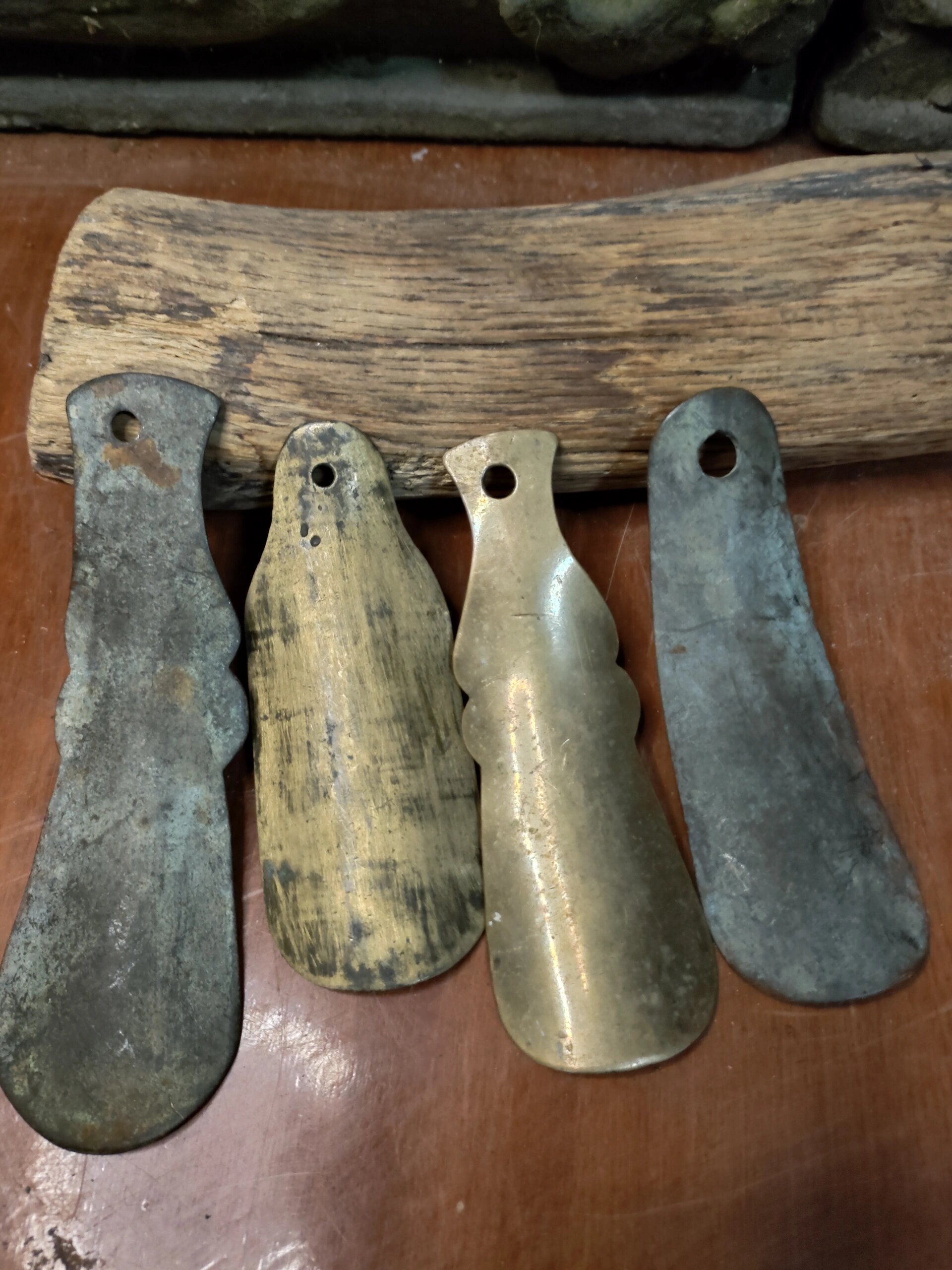 清代黄铜鞋拔子 做工精细古朴大方,低价惠让