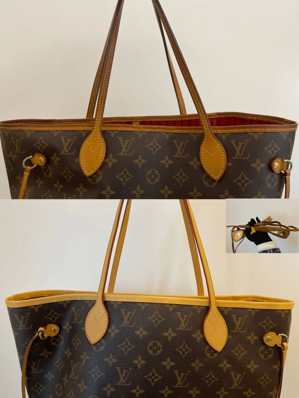 lv neverfull更换植鞣革配皮 lv neverfull更换植鞣革配皮