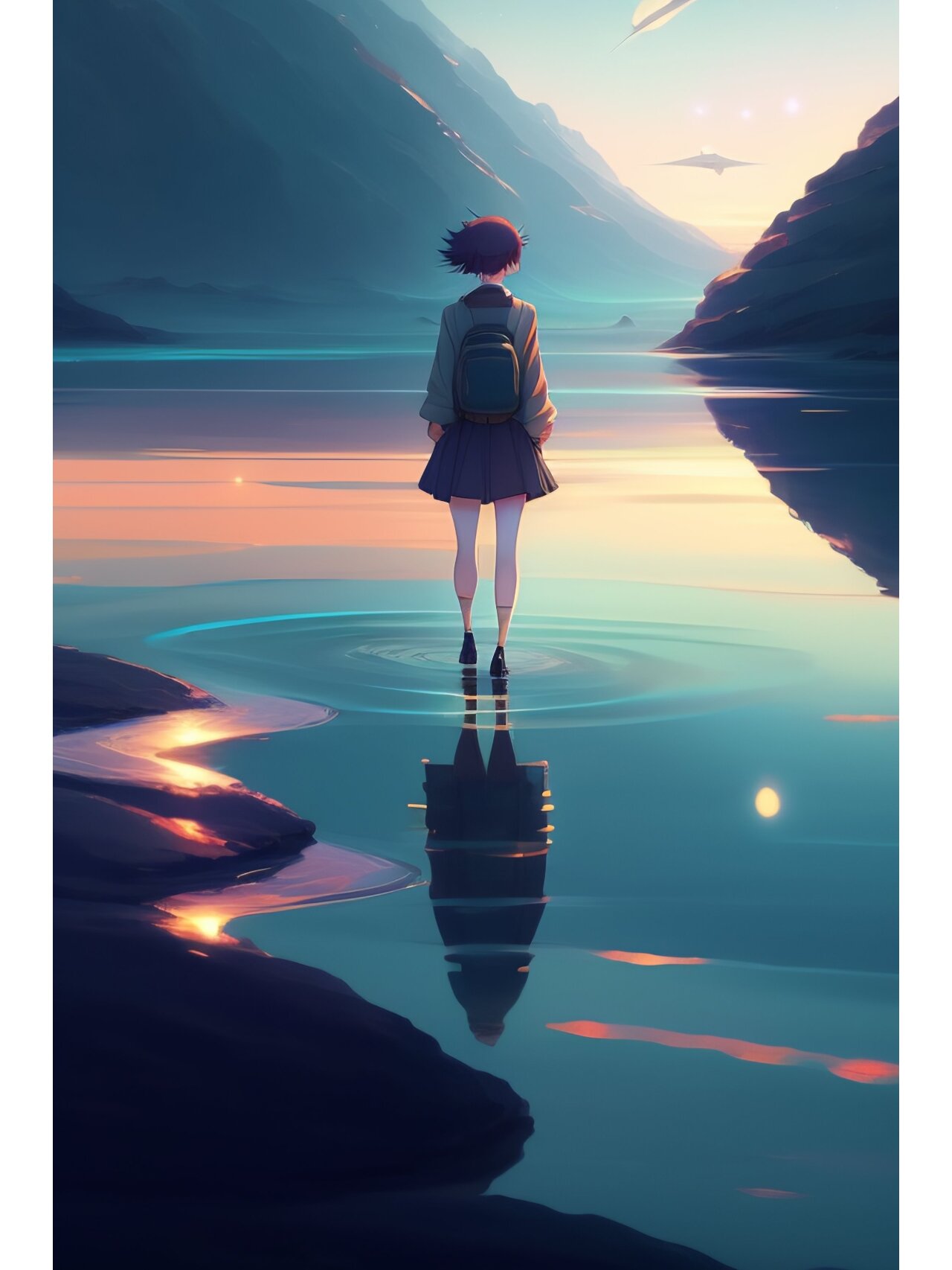 孤独的背影,可做手机壁纸,小伙伴自取