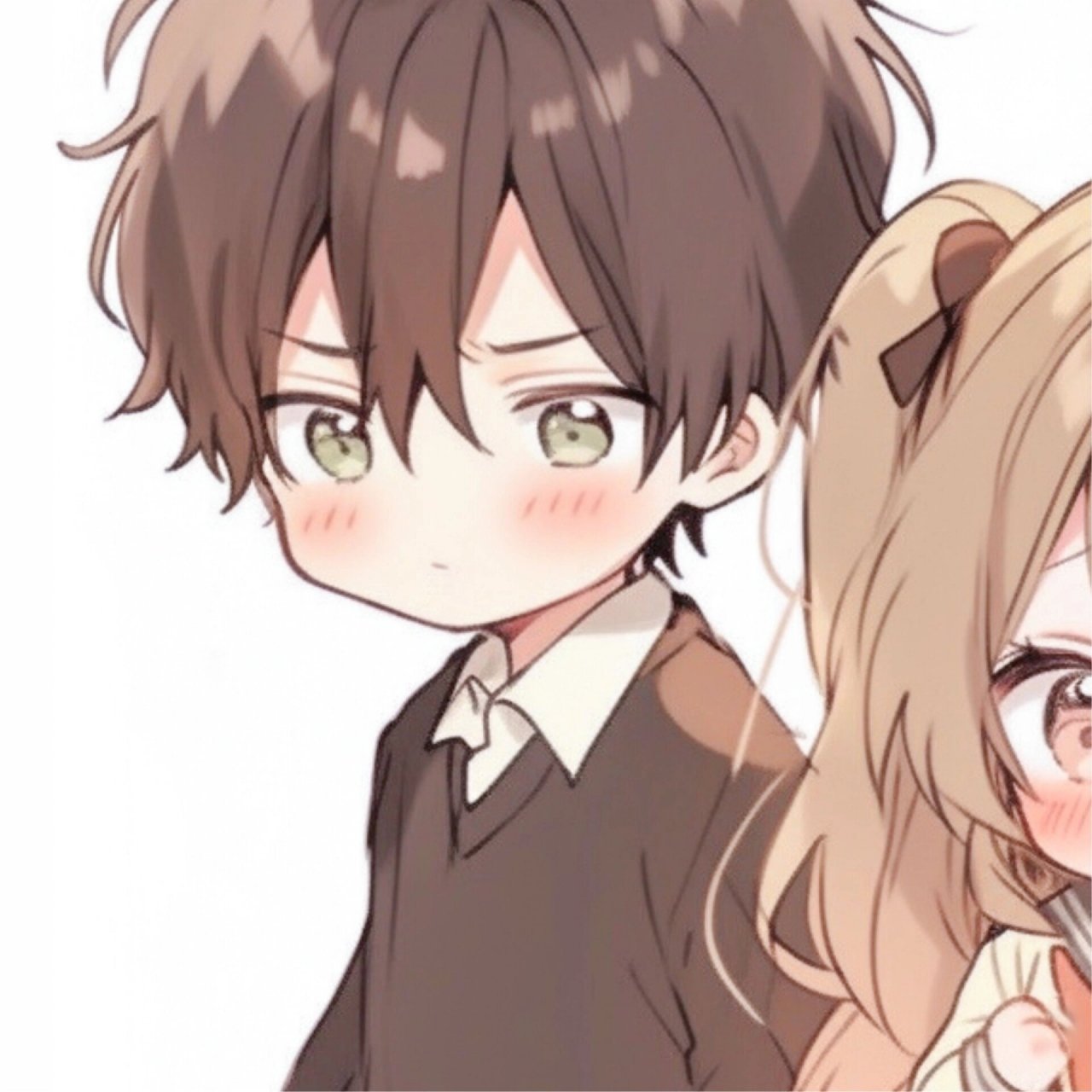 【首发】动漫情侣头像|小小双马尾 midjourney绘制 ps改良 搬运请标明