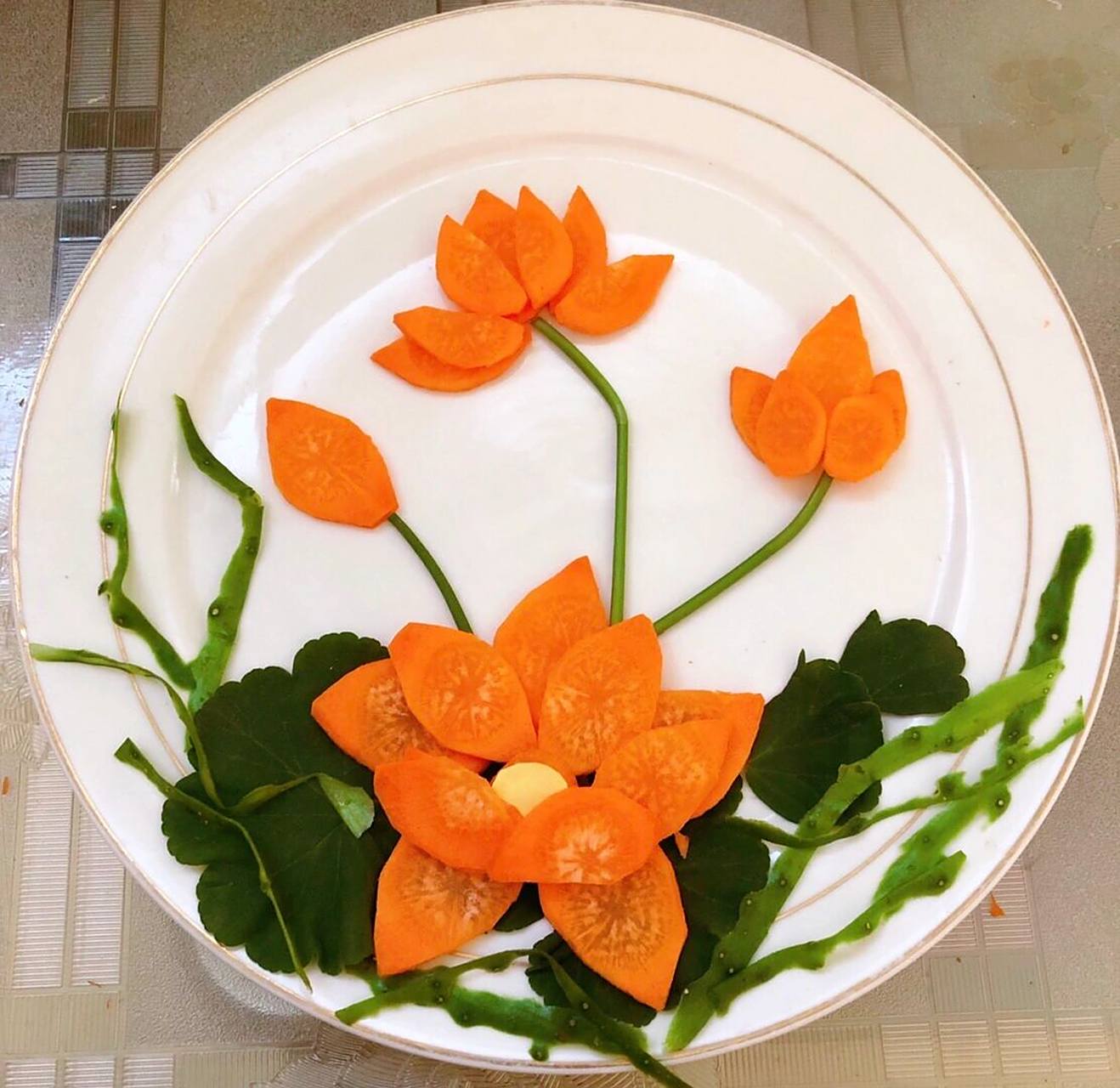 自己做的胡萝卜09花式拼盘