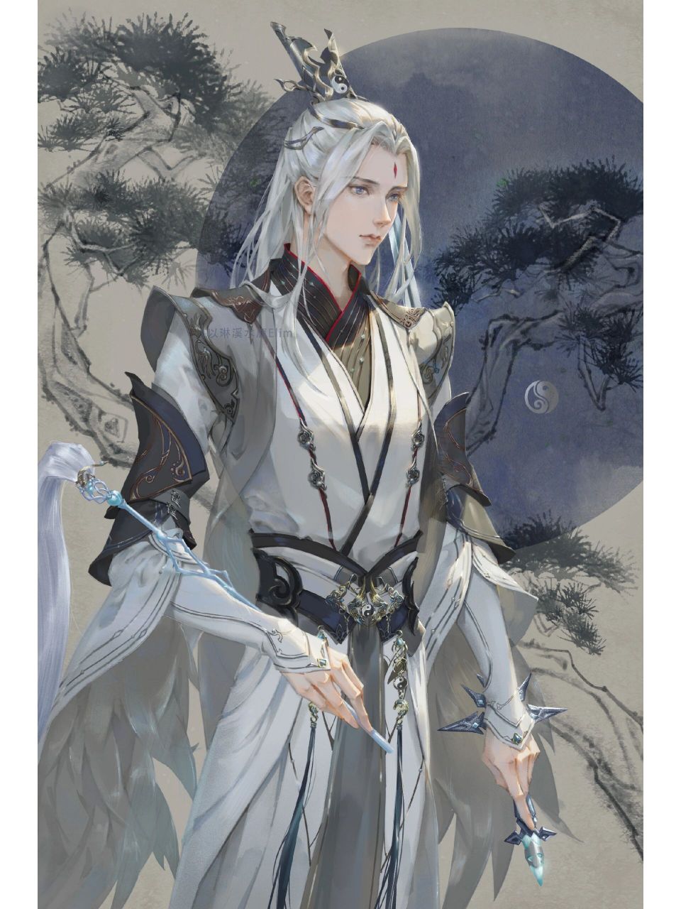 剑三纯阳 去年画的,最喜欢纯阳了