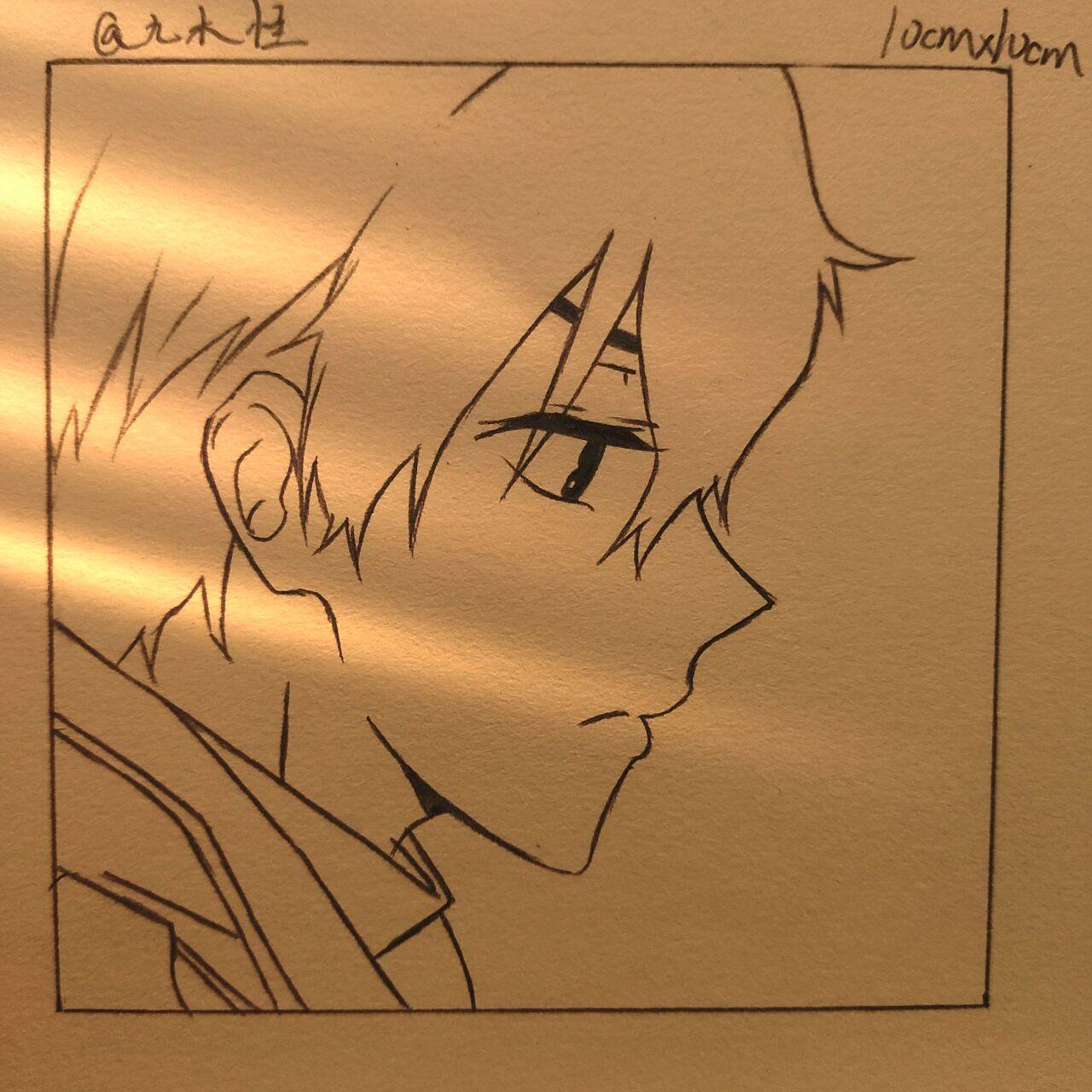 动漫男生绘画教程 画画解析图